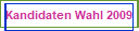 Kandidaten Wahl 2009